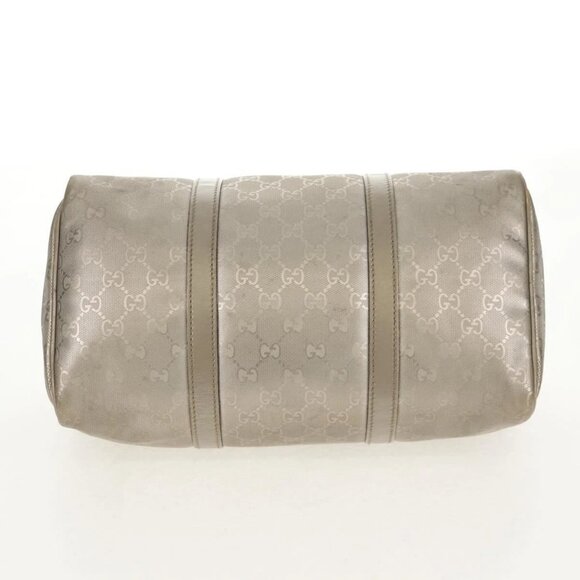 GUCCI GG Implementation Boston Bag PVC 2way Silver - Picture 10 of 16